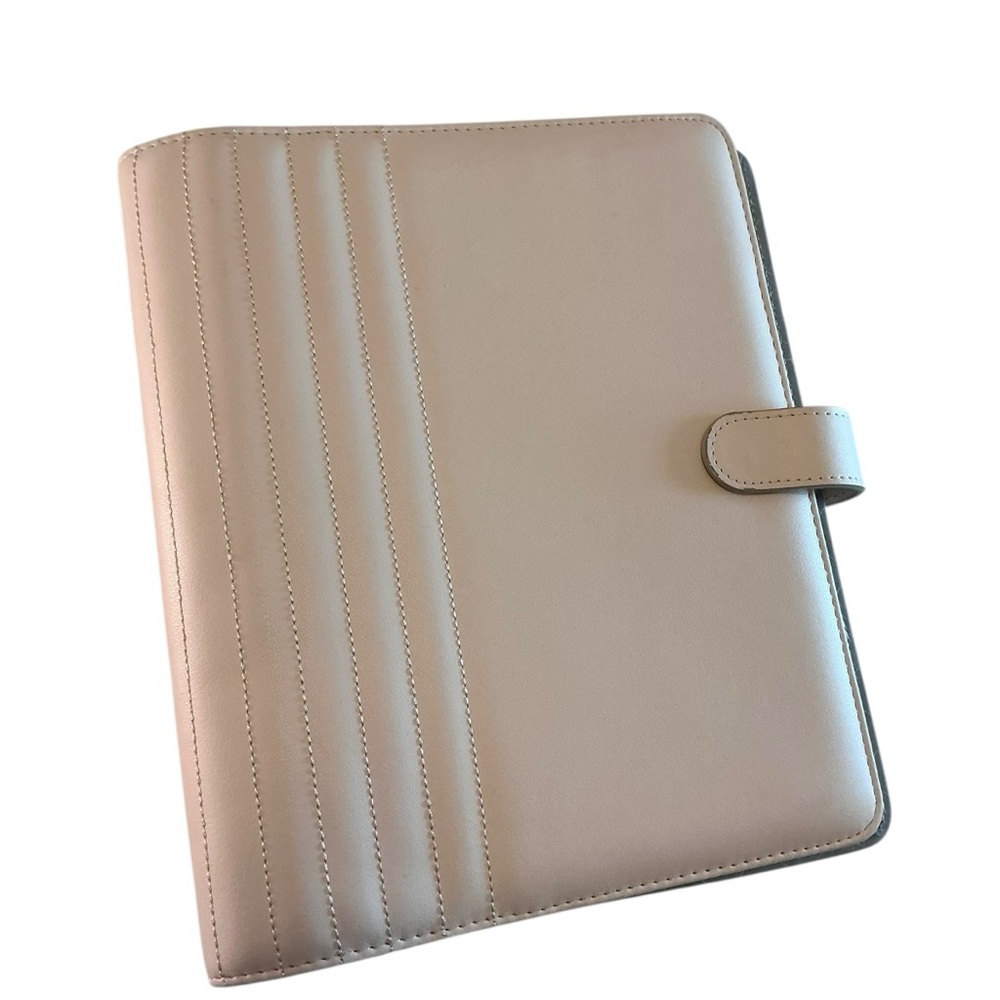 Kikki.k Planner A5 Blush Pink Quilted Vegan Rose Gold Ring Binder - Picture 11 of 12